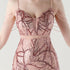 Graceful Sequin Embellished Mesh Mermaid Maxi Dress